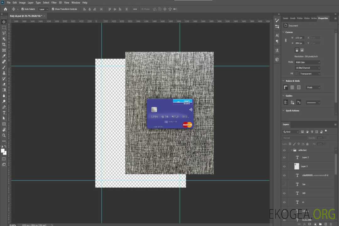 Photolook mastercard de la banque israélienne Leumi avant template